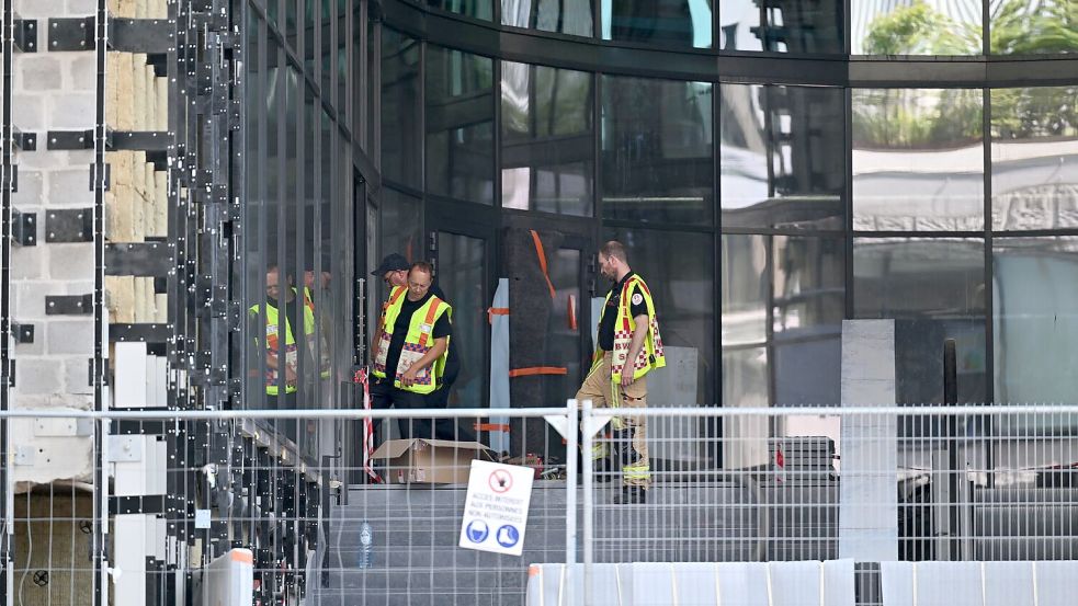 Das Gebäude, in dem der Brand ausgebrochen war, befand sich im Umbau. Foto: Emile Windal