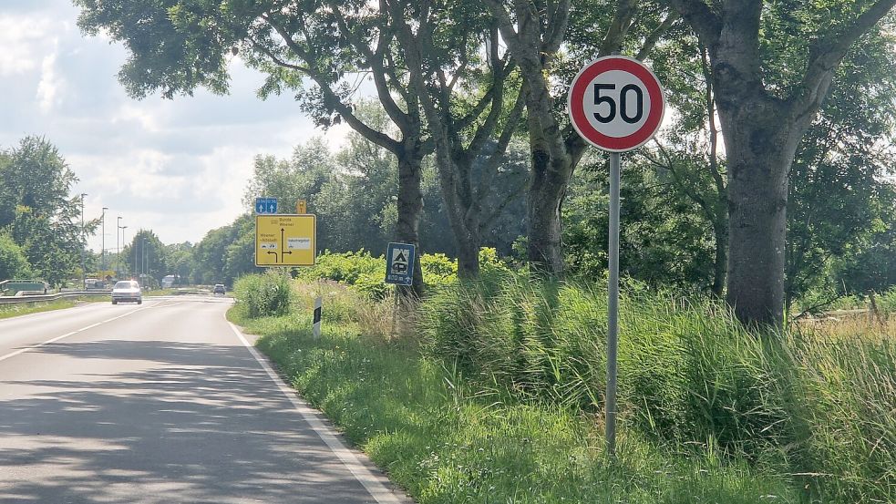 Von der Dr.-Werner-Klingele-Straße bis zur Rostocker Straße gilt bis zum Abschluss der Straßenbauarbeiten auf der L31 Tempo 50. Foto: Tatjana Gettkowski
