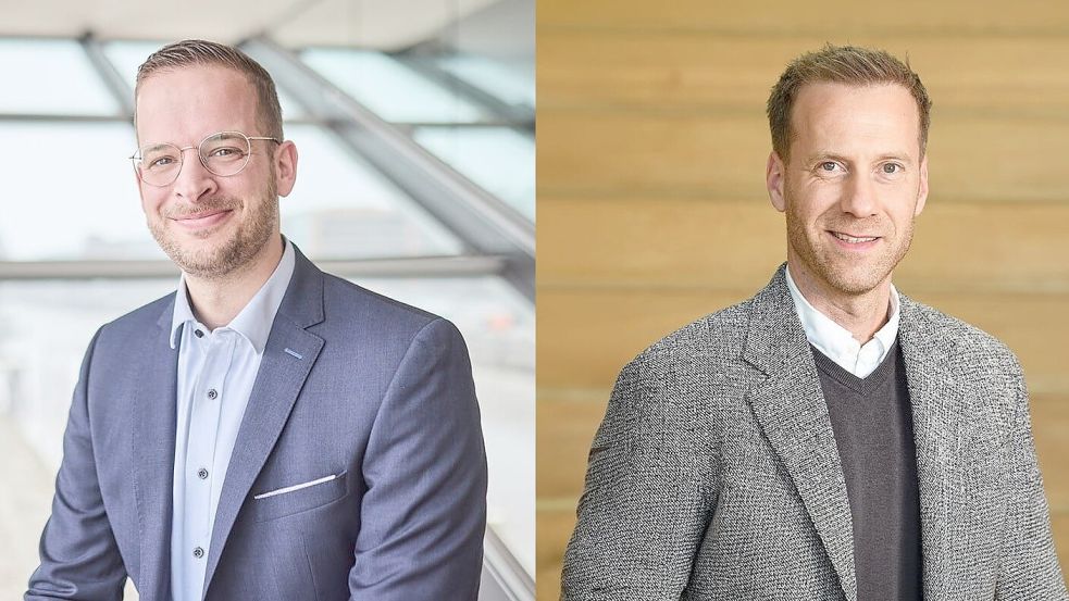 Geschäftsführer Thijs Schless (links) und Simon Prousch. Foto: Ørsted