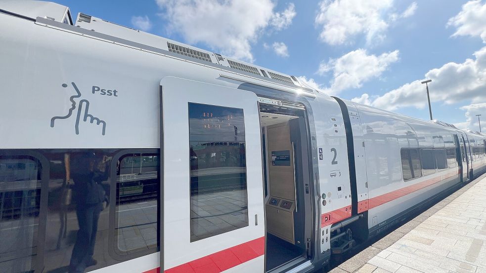 Ein ICE L auf dem Weg von Westerland auf Sylt nach Berlin machten einen außerplanmäßigen Stopp - der Grund dafür war kurios. Foto: dpa/Lea Albert