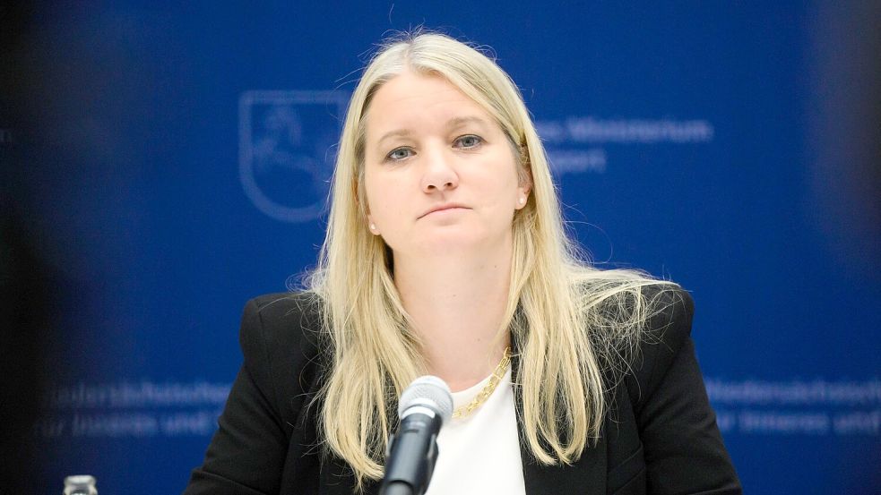 Die niedersächsische Justizministerin Kathrin Wahlmann (SPD). Foto: dpa/ Julian Stratenschulte