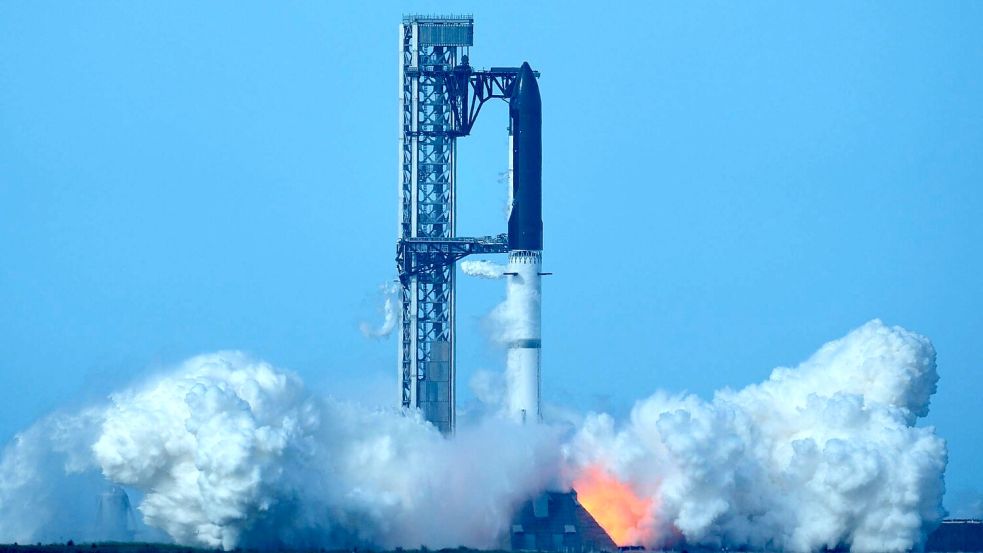 Ein weiterer geplanter Testflug des „Starship“ musste kurz vor dem Start abgebrochen werden. Foto: Eric Gay