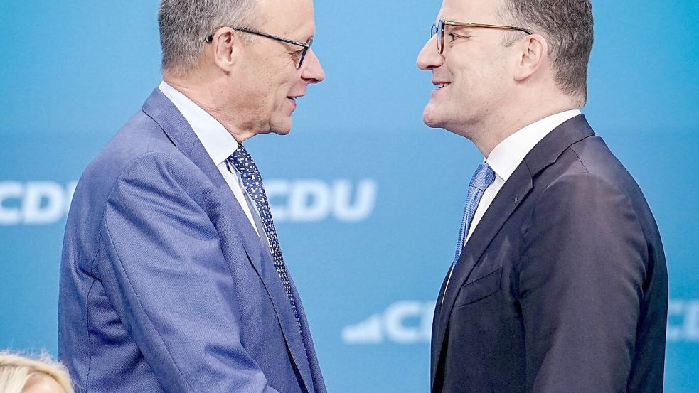 Bundeskanzler Friedrich Merz drängte Spahn schließlich zum Rücktritt. (Archivbild) Foto: Kay Nietfeld/dpa