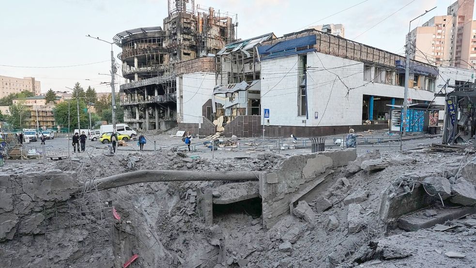 Bei den neuen russischen Angriffen auf Kiew gab nach Angaben der ukrainischen Behörden erneut auch Opfer unter Zivilisten. Foto: Efrem Lukatsky