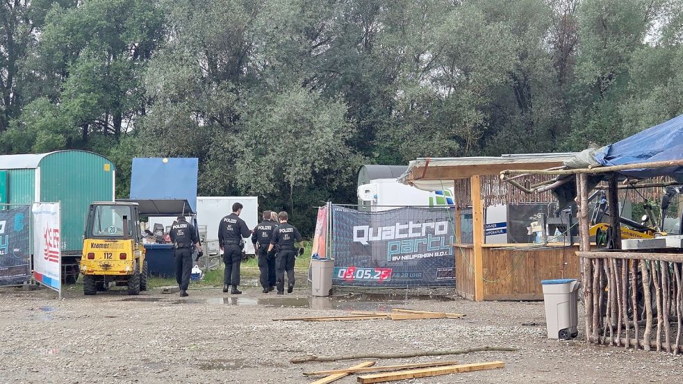 Nach der Tat wurde das Dorffest in Egling abgebrochen. Foto: Dominik Stallein/Münchner Merkur