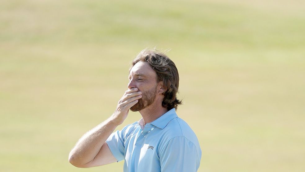 Lokalmatador Tommy Fleetwood beendete die Open Championship auf dem vierten Rang. Foto: Peter Byrne