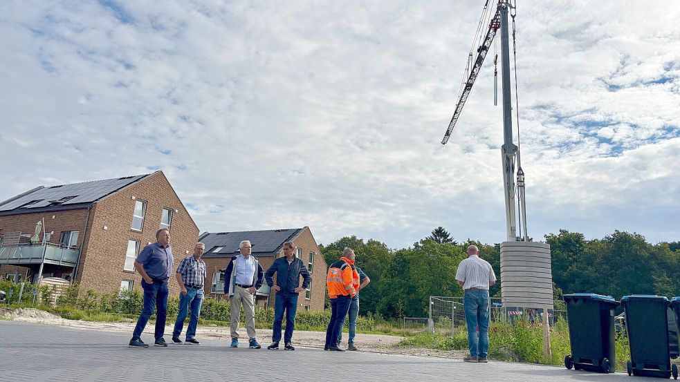 In Remels sind in der Nähe der Schleusenstraße nur noch wenige Baugrundstücke frei. Foto: Lars Löschen