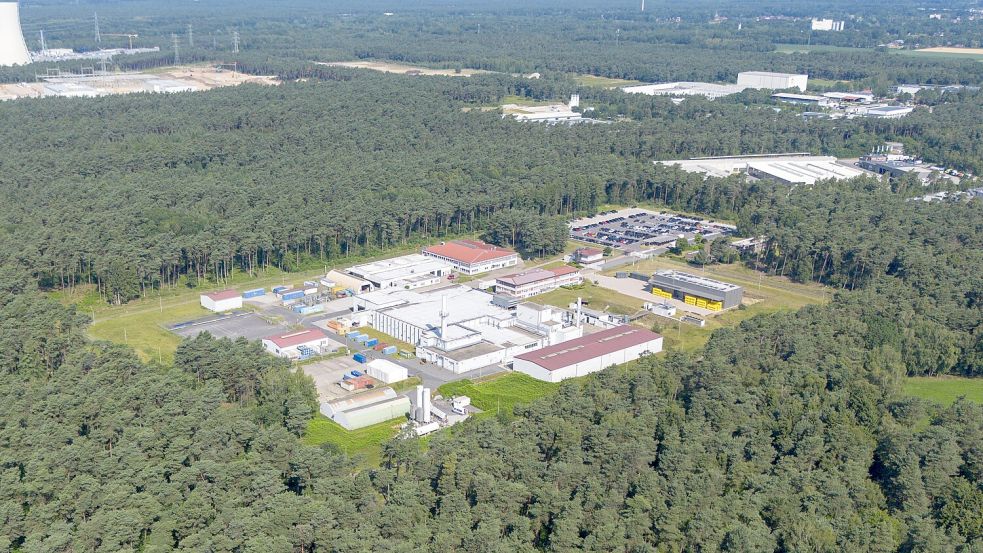Blick auf die Lingener Advanced Nuclear Fuels. Foto: Lars Schröer