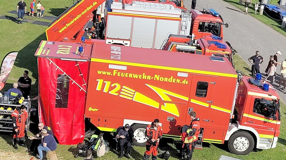 In diesem Jahr sollen die Feuewehrtage in Norddeich so groß werden wie noch nie zuvor. Foto: Rebecca Kresse