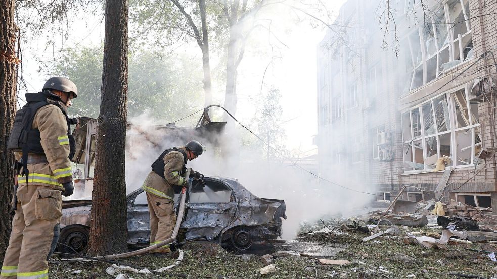 Saporischschja ist eine der am häufigsten von russischen Truppen attackierten Städte in der Ukraine. Foto: Kateryna Klochko