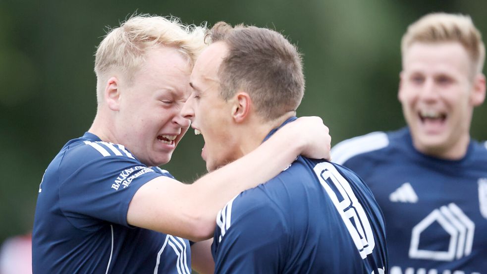 Darf der SV Hage Sonntag nochmal jubeln? Foto: Jens Doden/ Emden