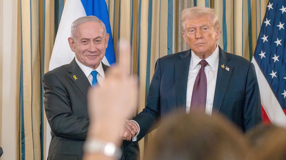 Unter US-Präsident Donald Trump verfolgt die Regierung ein recht positives Verhältnis zu Israel unter Premierminister Benjamin Netanyahu. Doch dieses droht in Zukunft zu zerbrechen. Foto: IMAGO/ZUMA Press Wire/Joey Sussman