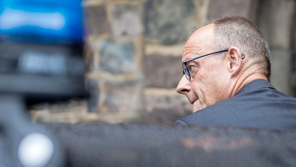 Die Erklärung Schnieders wurde während des Besuchs des Kanzlers am Anschlagsort veröffentlicht. Foto: Christoph Soeder/dpa