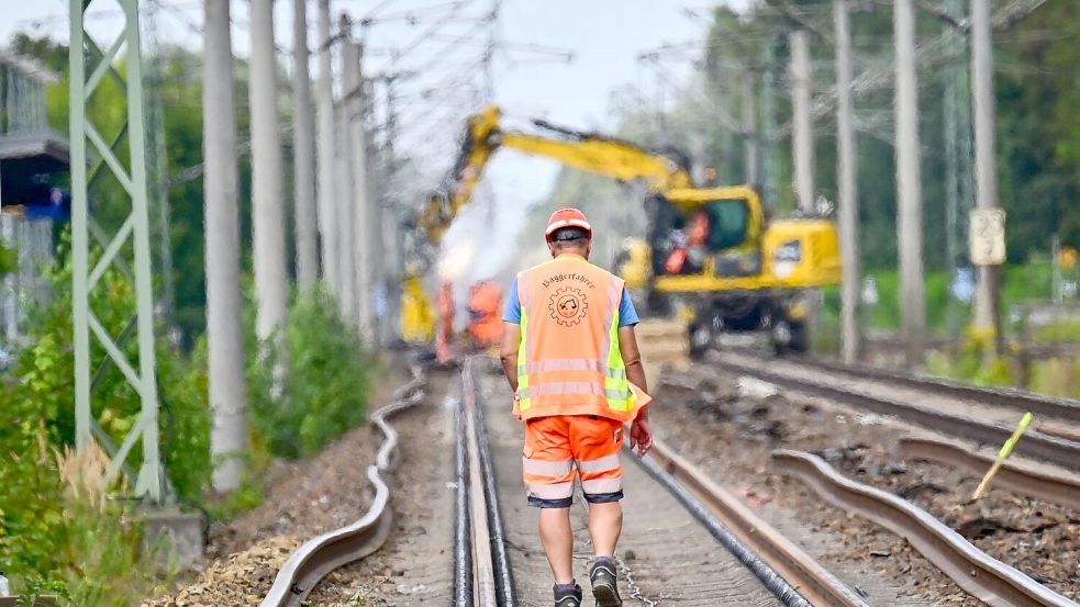 Die Sanierung des Schienennetzes dauert noch viele Jahre. (Archivfoto) Foto: Sebastian Gollnow