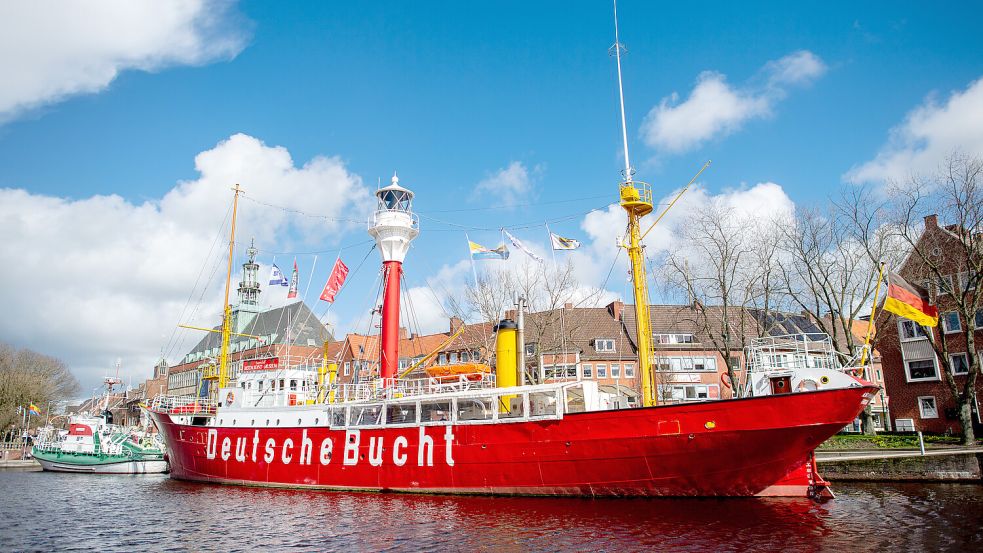 Das historische Feuerschiff „Amrumbank“ wird zum Escape Room. Foto: Hauke-Christian Dittrich/dpa