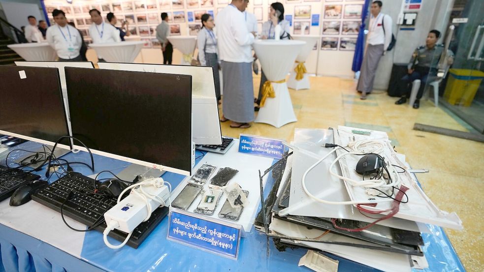 Migranten werden zu Online-Betrug gezwungen. (Archivbild) Foto: Thein Zaw/AP/dpa