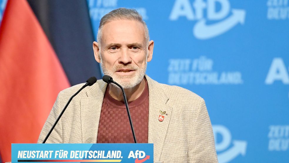 Der AfD-Politiker Thorsten Moriße ist in Wilhelmshaven von der Oberbürgermeisterwahl ausgeschlossen worden. Foto: Katharina Kausche/dpa