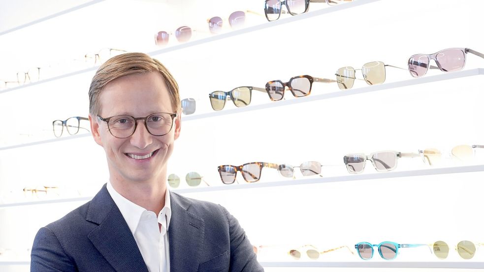 Marc Fielmann leitet seit November 2019 allein die Augenoptiker-Kette Fielmann. (Produktion) Foto: Marcus Brandt