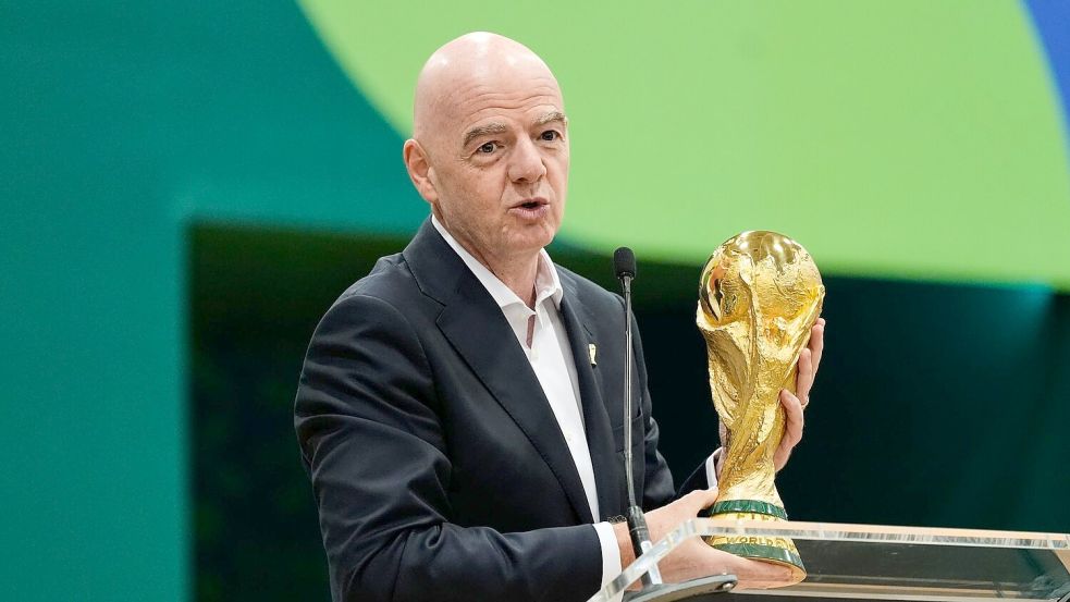 Gianni Infantino plant einen Investoren-Deal für WM-Rechte Foto: Tony Gutierrez