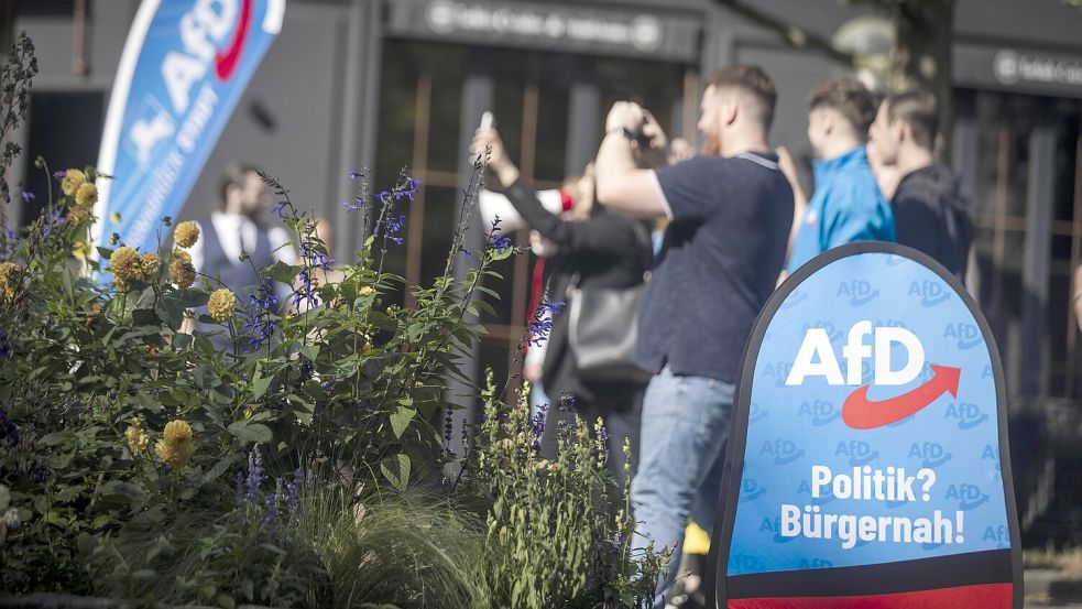 Mehrere AfDler sind von niedersächsischer Kommunalwahl ausgeschlossen worden. Foto: IMAGO/Swaantje Hehmann