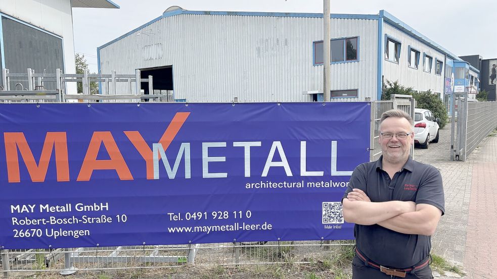 May Metallbau wird zu May Metall. Neuer Eigentümer ist der Uplengener Unternehmer Peter Schmidt. Foto: Jonas Bothe