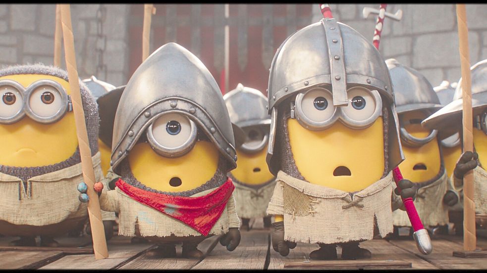 Eine Szene des Films „Minions & Monsters“: Er läuft am Sonnabend im Open-Air-Kino im Freibad Papenburg. Foto: -/Universal Studios/dpa