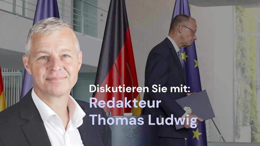 Während die AfD in den Umfragen profitiert, streitet die CDU offen über den Führungsstil ihres Kanzlers. Leitet Friedrich Merz die Partei zu sehr wie eine Firma? Bringen Sie Ihre Meinung zu den Ursachen der Krise im „360° | Das Forum“ ein. Foto: IMAGO / Frank Ossenbrink