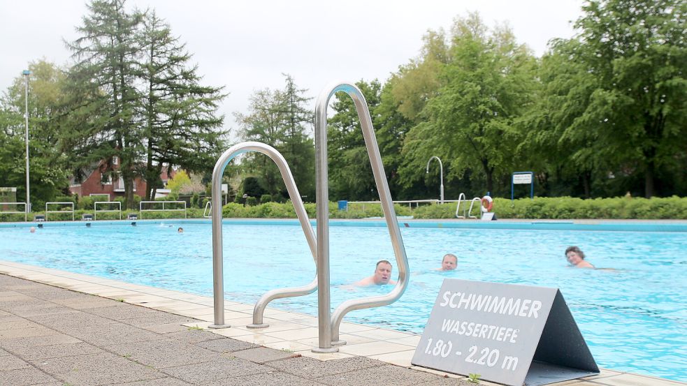 Früher hatte Leer auch ein Freibad. Foto: Jonas Bothe/Archiv