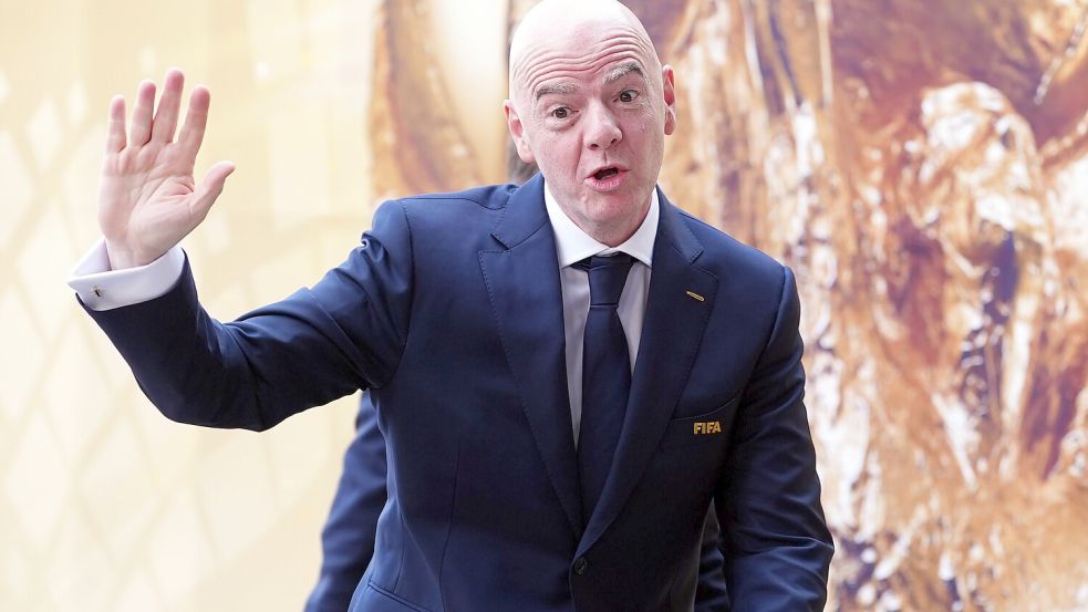 FIFA-Präsident Gianni Infantino treibt die Kommerzialisierung des Fußballs auf die Spitze. Foto: dpa/Bradley Collyer