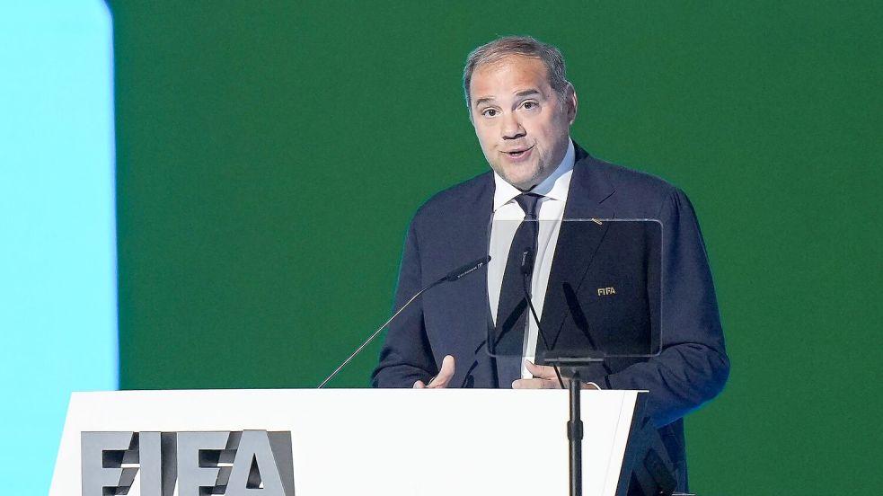 Die WM in den USA, Kanada und Mexiko war auch seine Bühne: Victor Montagliani. (Archivbild) Foto: Darryl Dyck