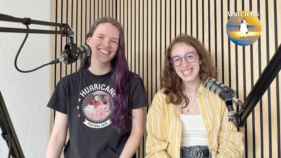 Eva van Loh (links) und Madita Janßen sind die Hosts der neuen Staffel von "Watt'n los". Foto: Björn Klüver