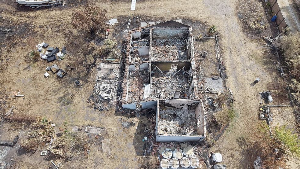 Zerstörung im französischen Le Porge - dorthin dürfen noch nicht alle Menschen zurück. Foto: Nicolas Garriga