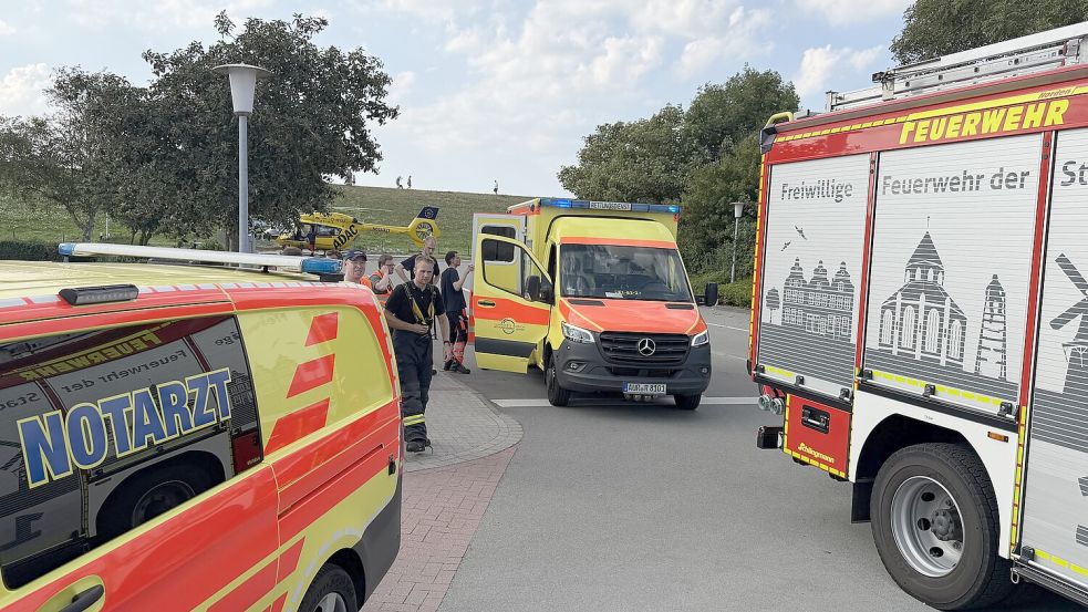 Achtmal hintereinander waren die Norder Einsatzkräfte am Dienstag gefragt. Foto: Feuerwehr Norden