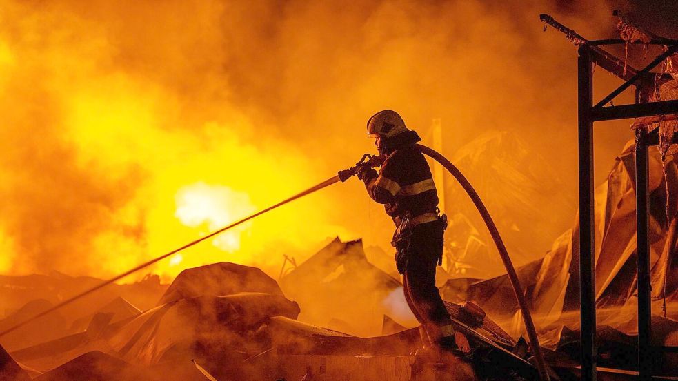 Die ukrainische Hauptstadt Kiew konnte erneut nicht gegen russische Raketen verteidigt werden. Foto: Dan Bashakov