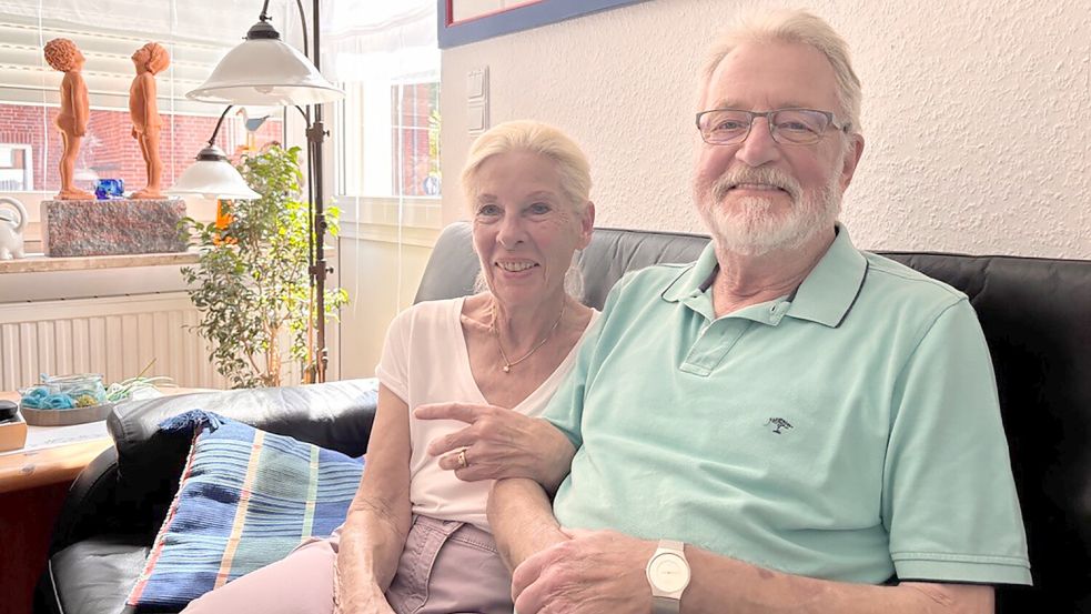 Marlies und Hans Bierwagen sind an diesem Mittwoch, 5. August 2026, 60 Jahre miteinander verheiratet. Foto: Hannah Weiden