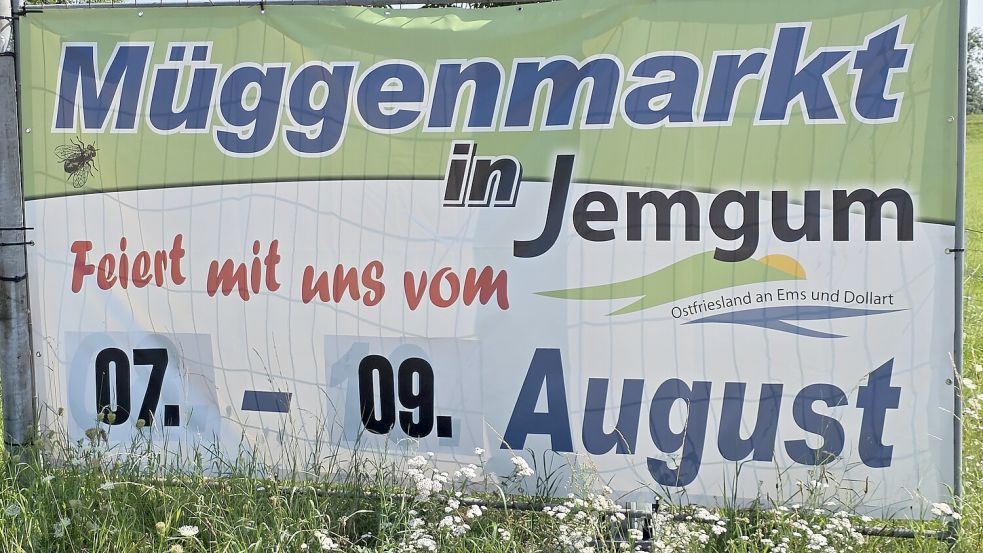 In Jemgum gibt es am Wochenende viel Trubel: Es wird wieder Müggenmarkt gefeiert. Foto: Bodo Wolters