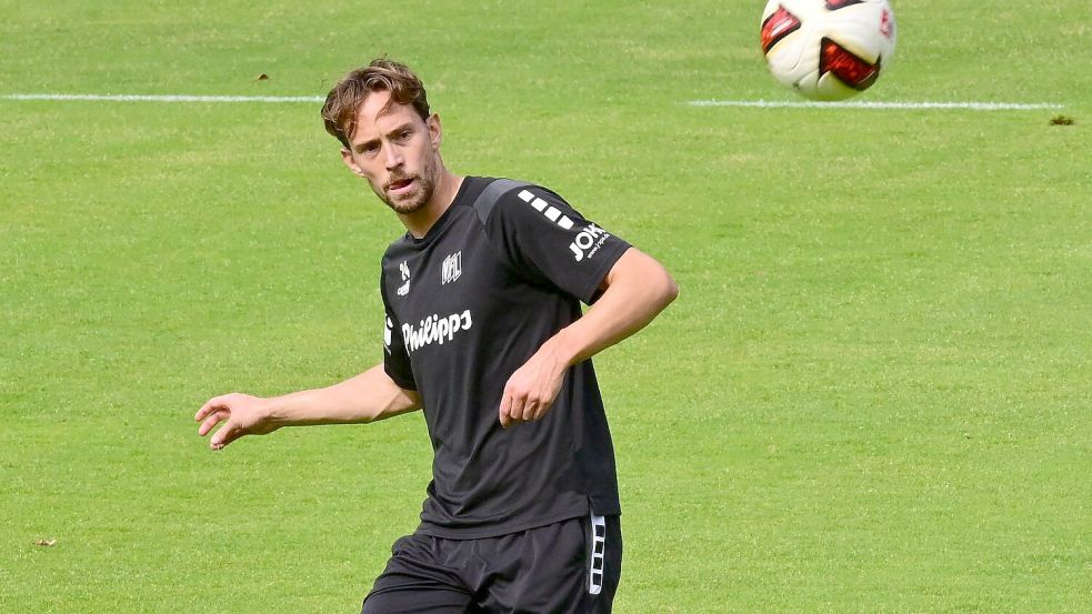 Soll und will Führung übernehmen beim VfL Osnabrück: Kapitän Jannik Müller. Foto: Helmut Kemme