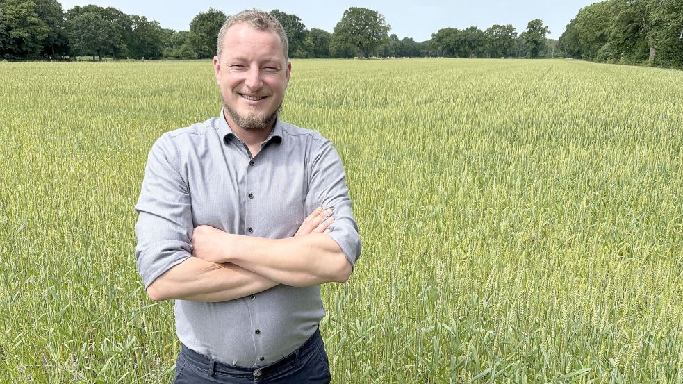 Janno Schmidt tritt als parteiloser Bürgermeisterkandidat in Westoverledingen an. Foto: Privat