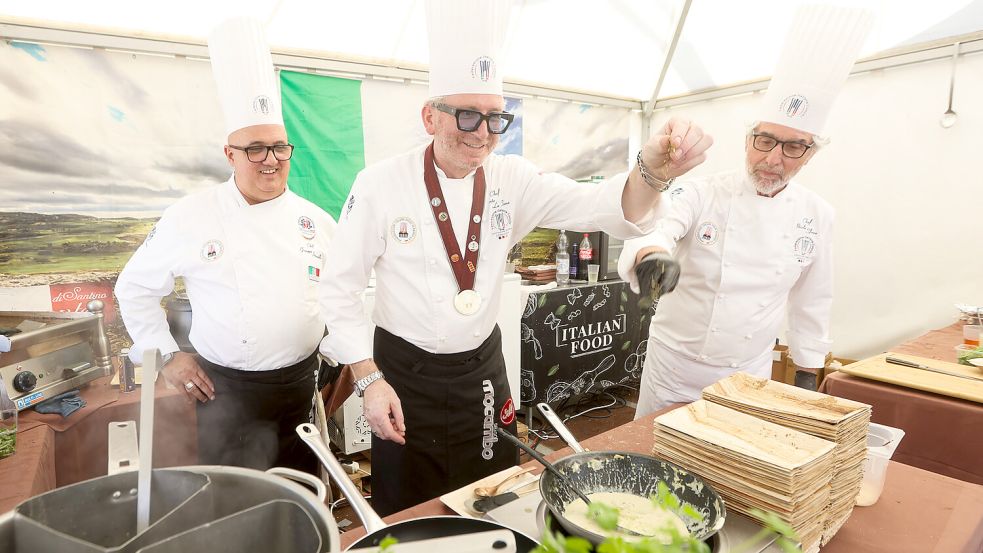 Italienisches Essen mit ganz viel Amore gab es auch bei La Cucina di Santino. Foto: Jens Doden