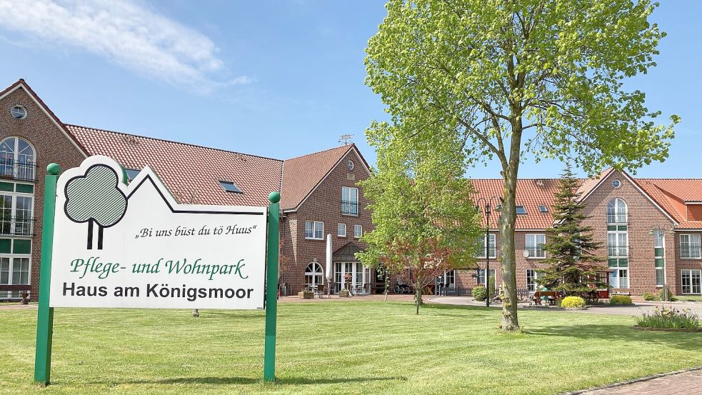Im Haus am Königsmoor werden heute 95 Menschen betreut. Der Pflege- und Wohnpark war vor 25 Jahren die erste Einrichtung ihrer Art in der Gemeinde Moormerland. Foto: Rull