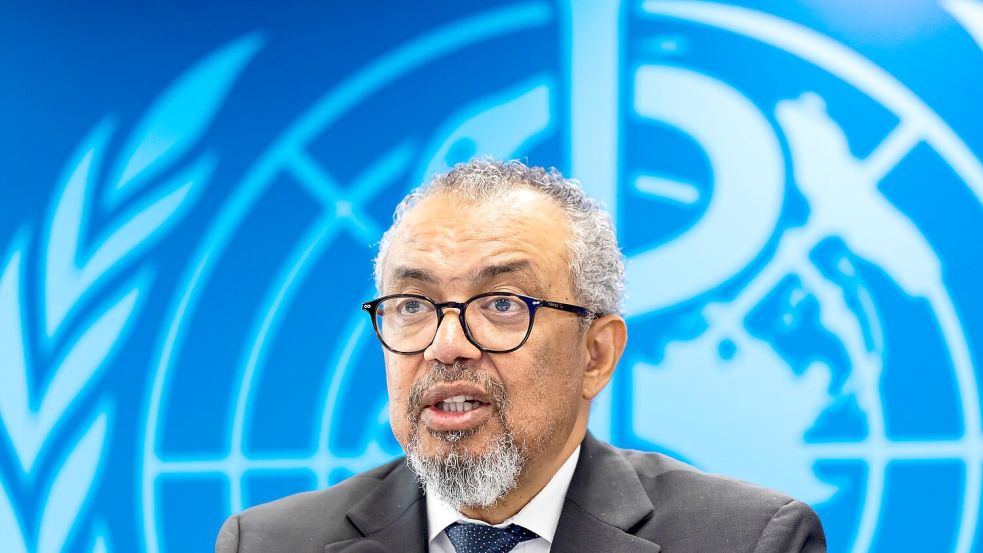 Der WHO-Chef warnt vor einer noch nie dagewesenen Epidemie. (Archivbild) Foto: Salvatore Di Nolfi/KEYSTONE/dpa
