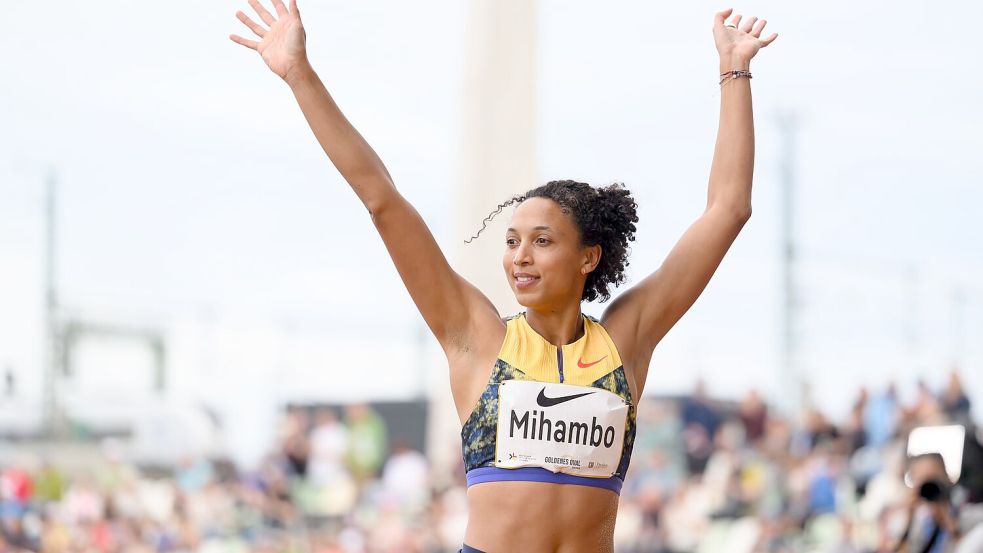 Malaika Mihambo ist zum Abschluss der EM in Birmingham gefordert. (Archivbild) Foto: Robert Michael