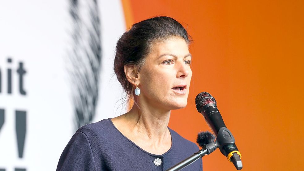 BSW-Gründerin Sahra Wagenknecht hat die Brandmauer zur AfD für gescheitert erklärt. (Archivbild) Foto: Peter Gercke