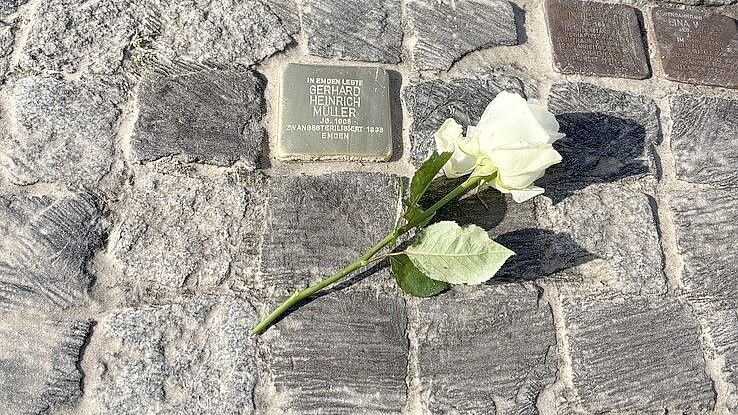 Ehrenamt kann sehr unterschiedlich aussehen und ich verschiedene Bereiche fallen. Ein Beispiel wäre die Reinigung von Stolpersteinen. Foto: Mona Hanssen/Archiv