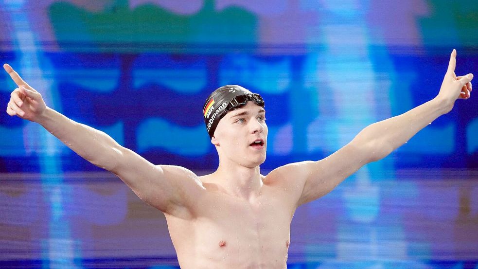 Johannes Liebmann hat großen Grund zur Freude. Foto: Sebastien Bozon/AFP/dpa