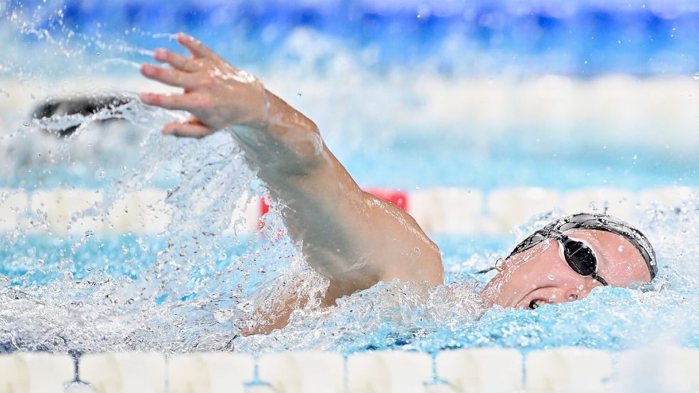 Isabel Gose holte ihre dritte Medaille im EM-Becken. Foto: Emma Da Silva