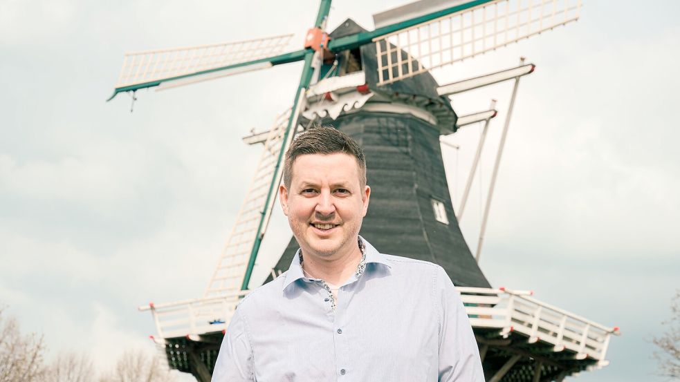 Daniel Moeller kandidiert für das Bürgermeisteramt in der Samtgemeinde Holtriem. Foto: privat