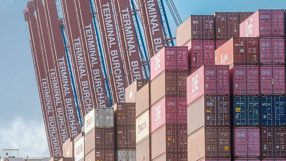 Verdi hat Beschäftigte im Hamburger Hafen zum Warnstreik aufgerufen. (Archivbild) Foto: Markus Scholz