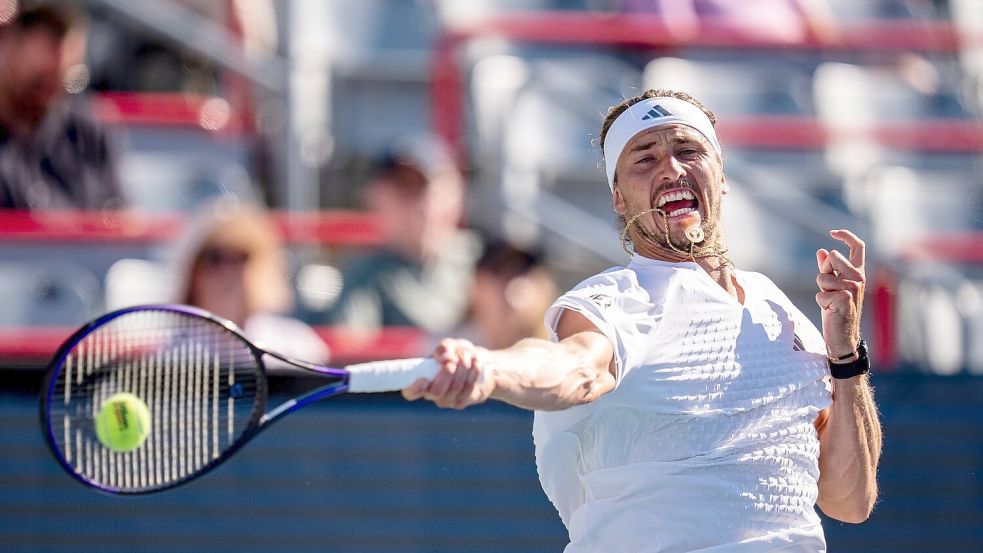 Zverev hatte in Cincinnati auch in der zweiten Partie keinen guten Beginn. (Archivbild) Foto: Graham Hughes
