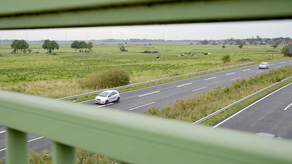 Im entstehenden Gewerbegebiet „Neuer Weg“, das früher den Namen „Westerhuser Neuland“ trug, sollen sich in Hinte weitere Betriebe ansiedeln. Foto: Archiv